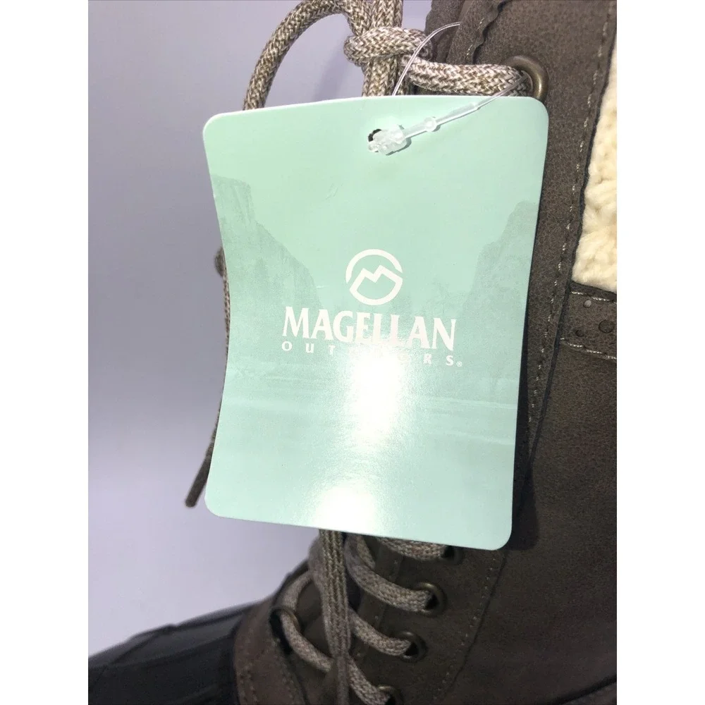 Magellan Women's Outdoors Tall Lined Duckbill Laceup Shoes 6 WaterProof Work New